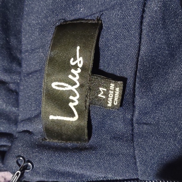 Lulu's Heavenly Hues Navy Formal Gown - Picture 7 of 13